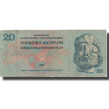 Banconote, Cecoslovacchia, 20 Korun, 1970, 1970, KM:92, MB