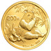 China, 200 Yuan, 2007, MS(63), Gold, 15.56