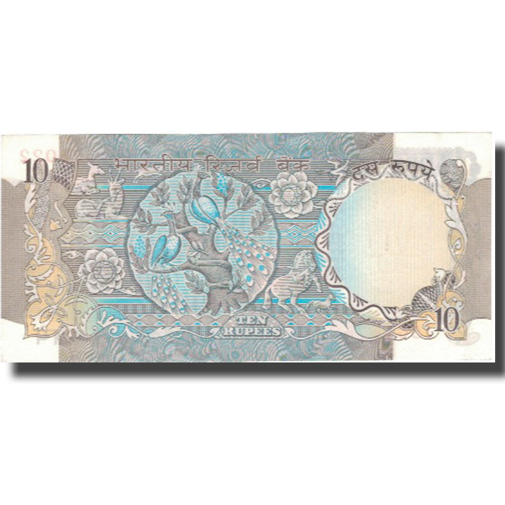 Geldschein, India, 10 Rupees, KM:81g, VZ