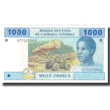 Banknote, Central African States, 1000 Francs, 2002, 2002, KM:307M, AU(50-53)