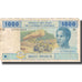 Banknote, Central African States, 1000 Francs, 2002, 2002, KM:307M, VF(20-25)