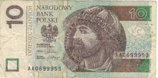 Geldschein, Polen, 10 Zlotych, 2012, 2012, S+