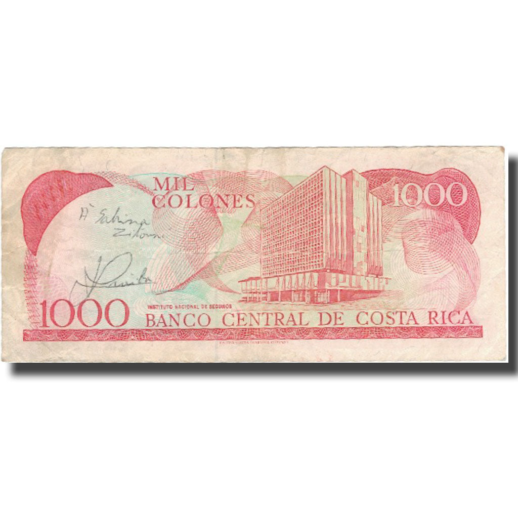 Banknote, Costa Rica, 1000 Colones, 1994, 1994-04-20, KM:259b, VF(20-25)