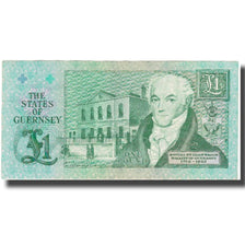Billet, Guernsey, 1 Pound, UNDATED 1991, KM:52c, TB+