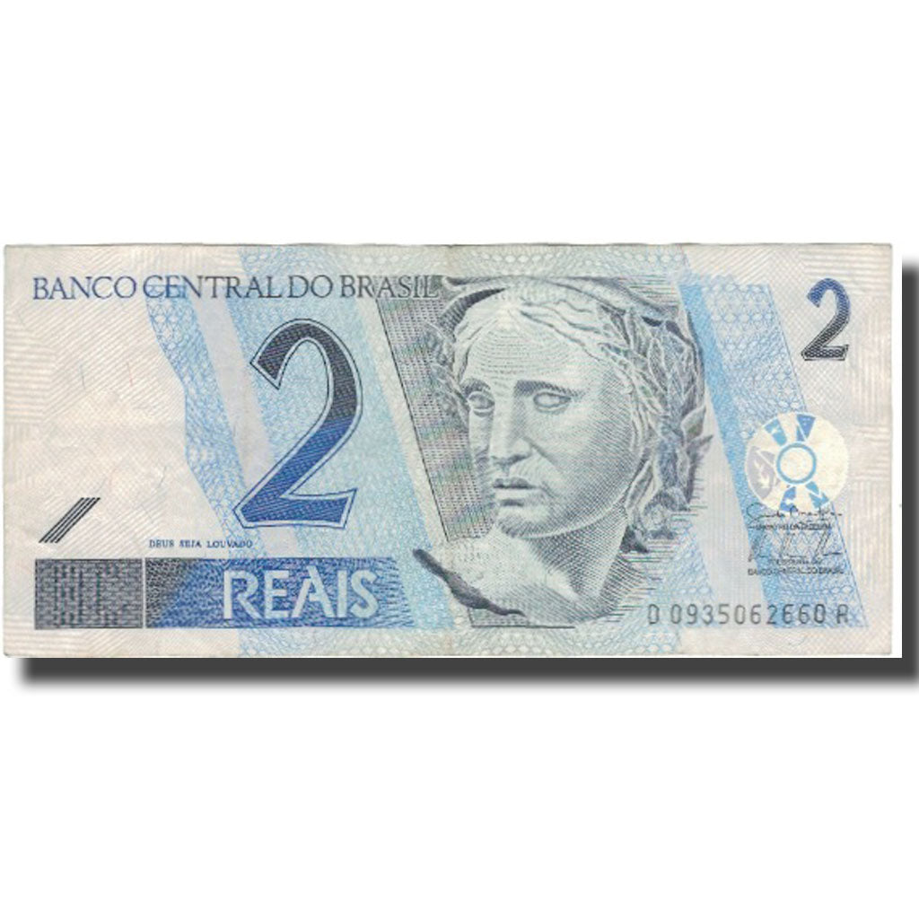 Billete, 2 Reais, Undated (2001), Brasil, KM:249b, BC+