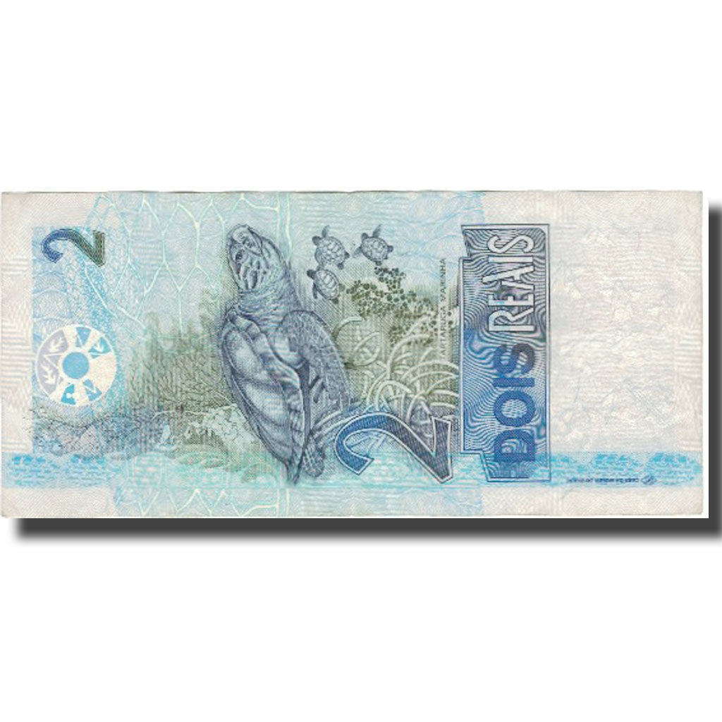 Billete, 2 Reais, Undated (2001), Brasil, KM:249b, BC+