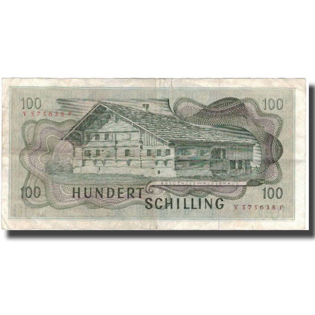 Banknote, Austria, 100 Schilling, 1969, 1969-01-02, KM:146a, EF(40-45)