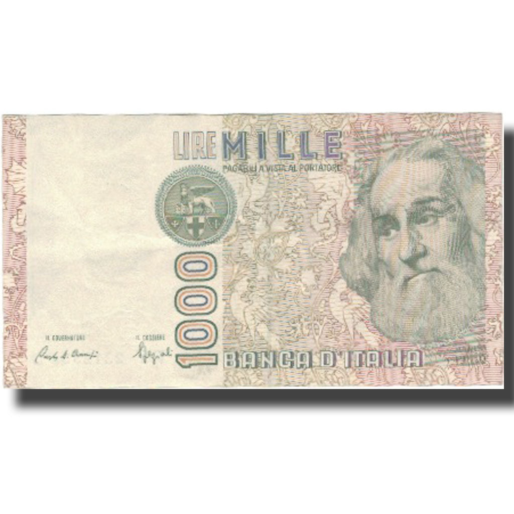 Banknot, Włochy, 1000 Lire, Undated (1982), Undated, KM:109b, AU(50-53)