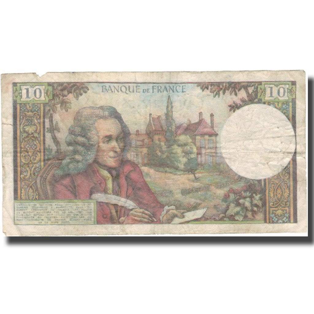 Francia, 10 Francs, 10 F 1963-1973 ''Voltaire'', 1973, 1973-04-05, RC+
