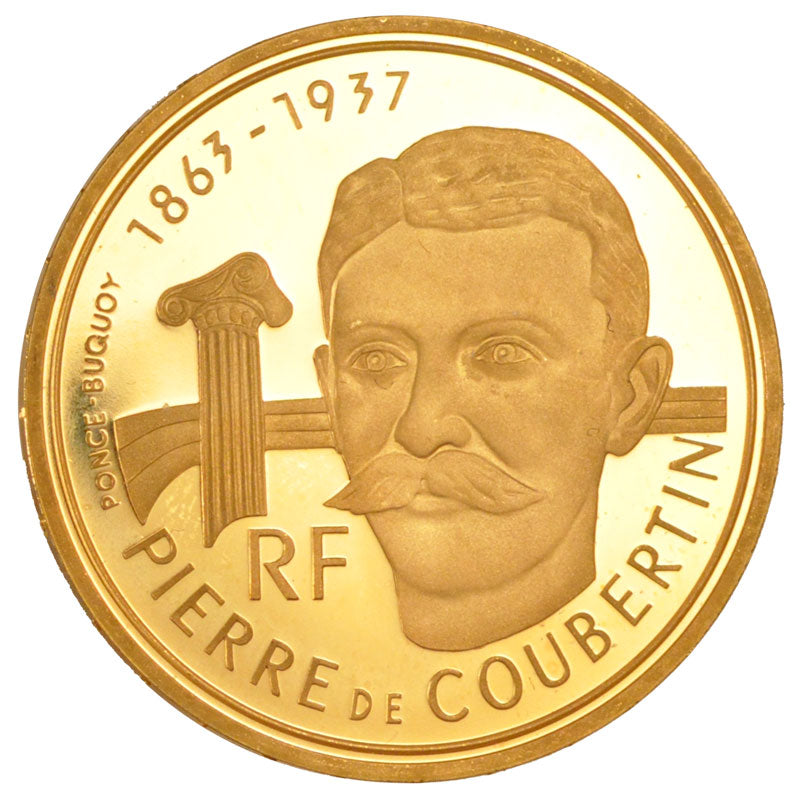 Francia, 500 Francs, 1991, FDC, Oro, Gadoury:19