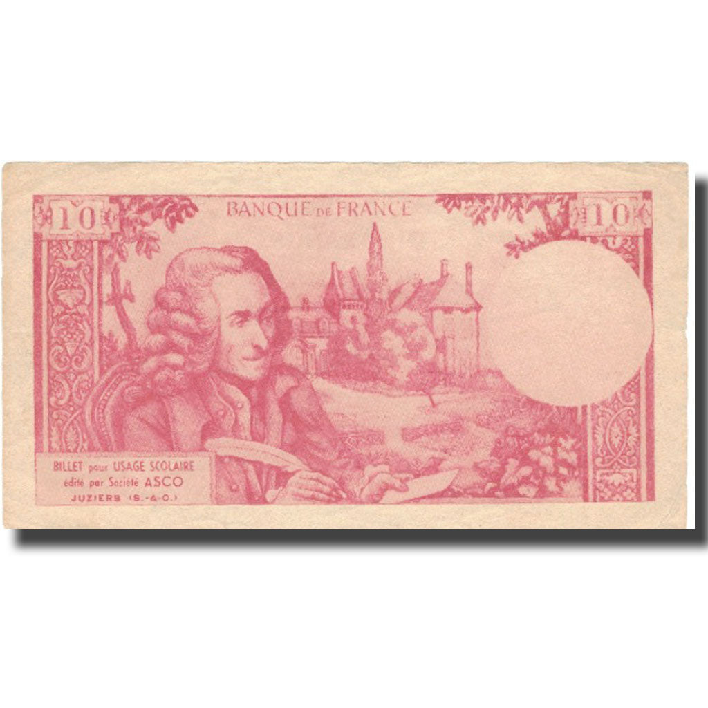 France, 10 Francs, 10 F 1963-1973 ''Voltaire'', 1964, 1964-04-01, SCOLAIRE