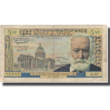 France, 5 Nouveaux Francs, 5 NF 1959-1965 ''Victor Hugo'', 1960, 1965-02-04
