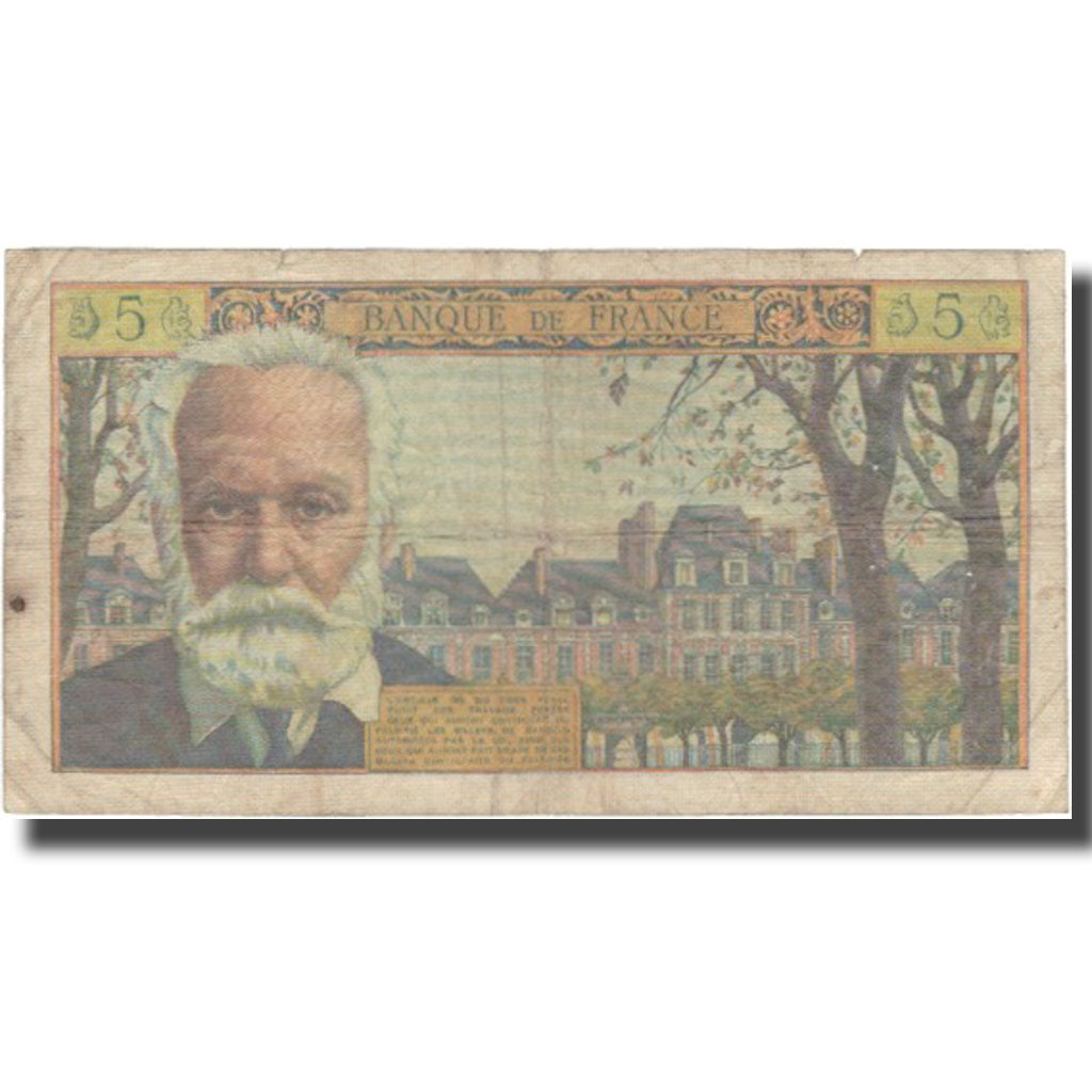 France, 5 Nouveaux Francs, 5 NF 1959-1965 ''Victor Hugo'', 1960, 1965-02-04