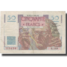 France, 50 Francs, 1950, 1950-08-24, VF(30-35), Fayette:20.16, KM:127c
