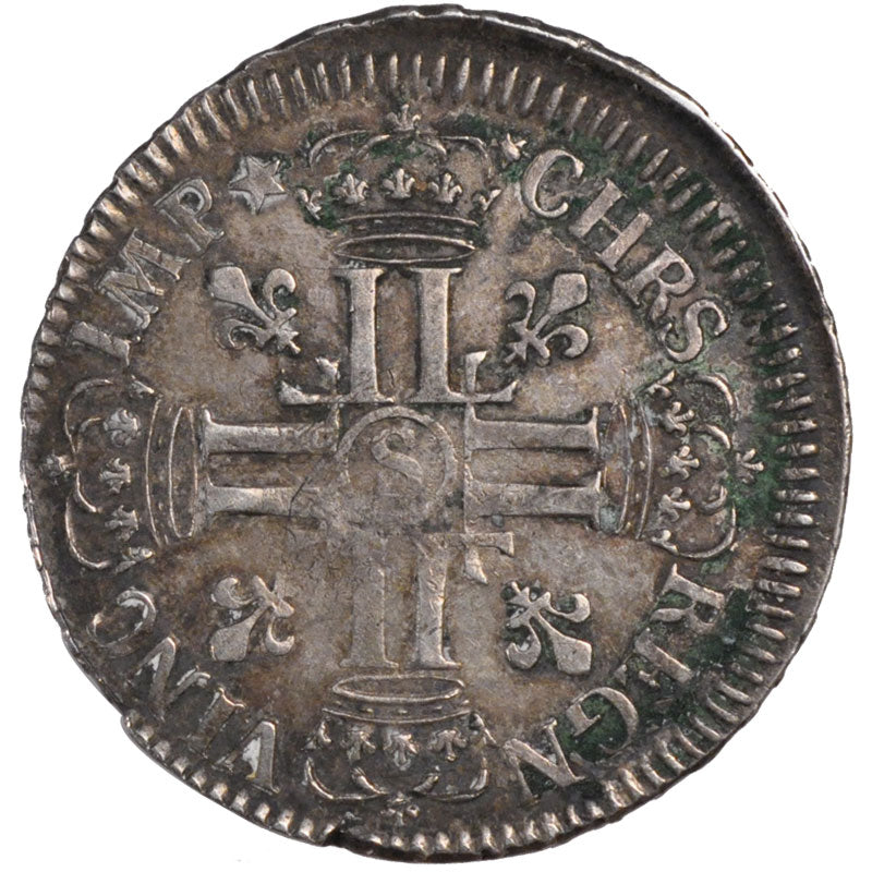 Monnaie, France, Louis XIV, 1/2 Écu aux 8 L, 1/2 Ecu, 1691, Troyes, TTB+