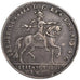 DENMARK, Krone, 4 Mark, 1711, Copenhaguen, KM #503, AU(50-53), Silver, 22.46