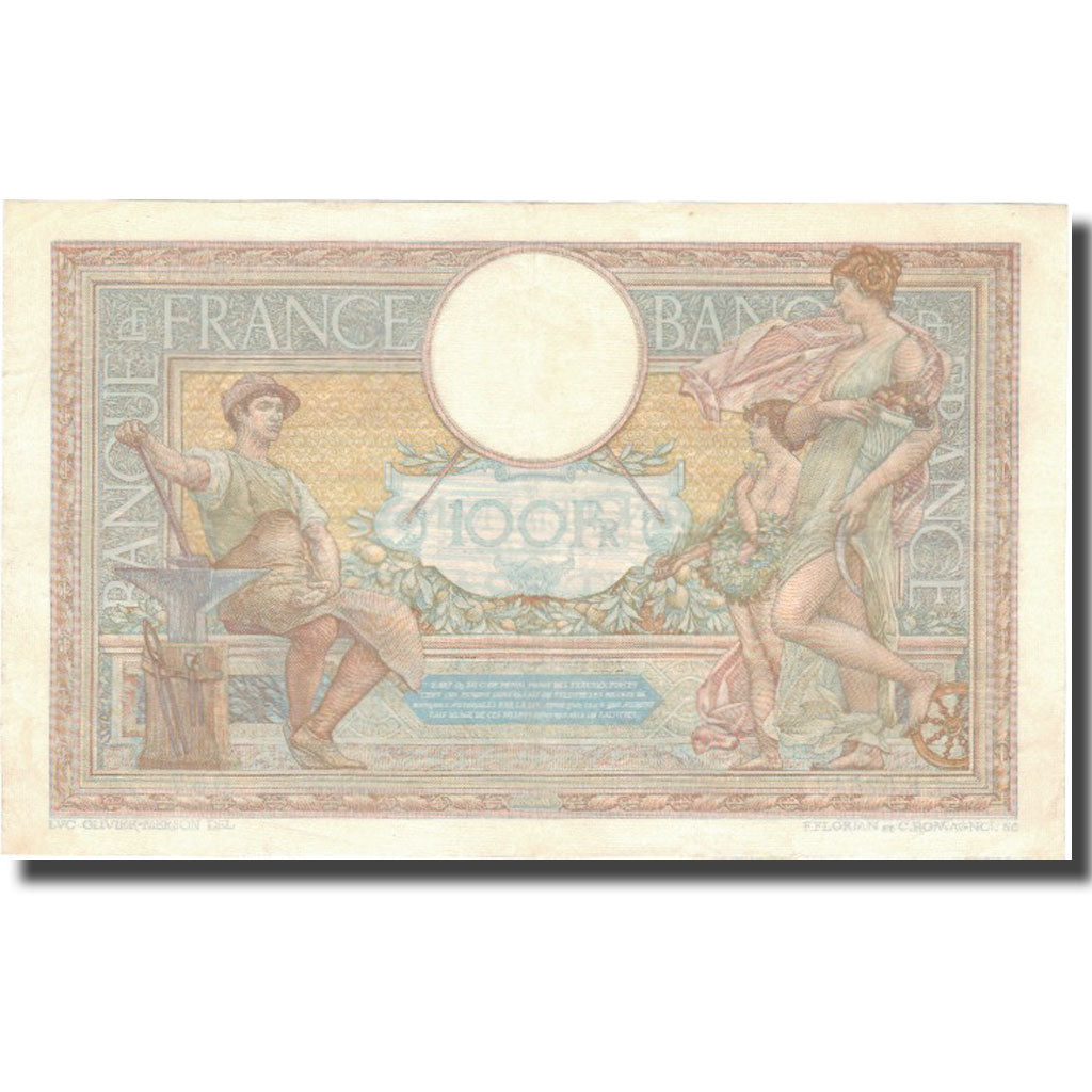 France, 100 Francs, 100 F 1908-1939 ''Luc Olivier Merson'', 1936, 1936-11-19