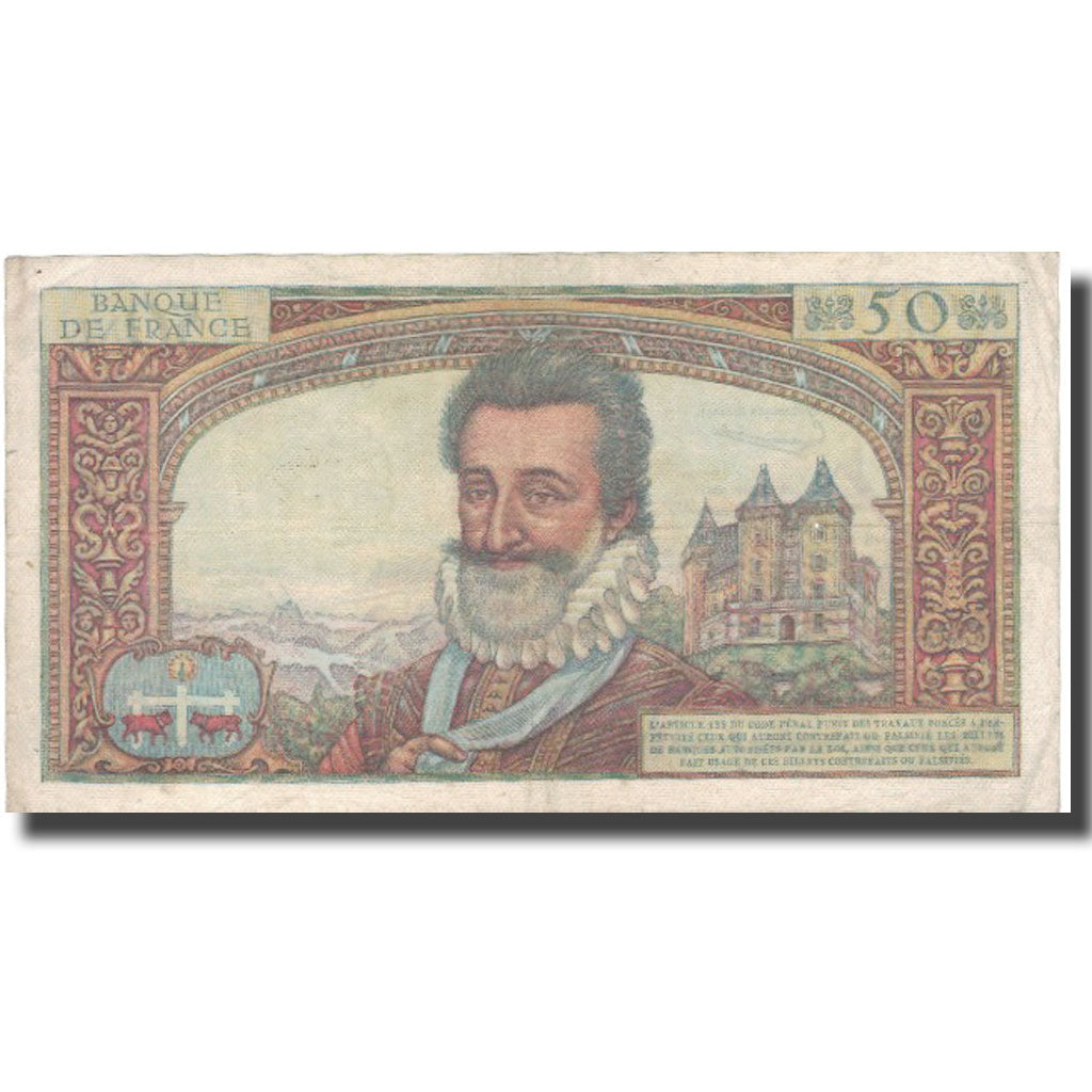 Frankreich, 50 Nouveaux Francs, 50 NF 1959-1961 ''Henri IV'', 1959, 1959-03-05