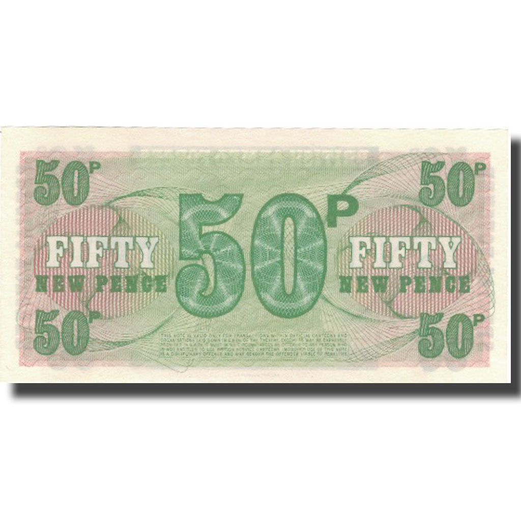 Banconote, Gran Bretagna, 50 New Pence, Undated (1972), KM:M46a, FDS