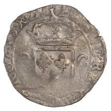 FRANCE, Douzain, 1593, Lyons, F(12-15), Silver, Sombart #4412, 2.23