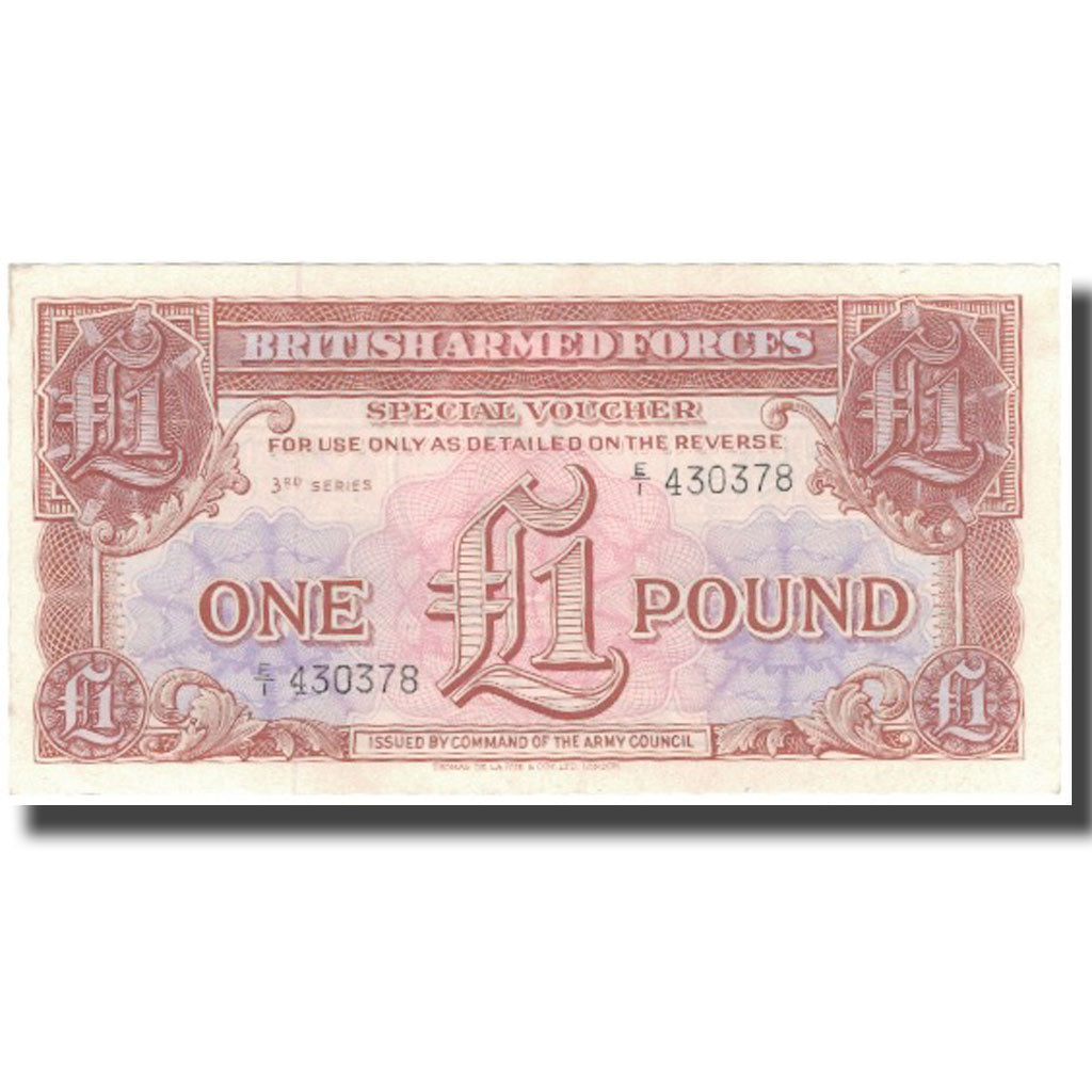 Banknot, Wielka Brytania, 1 Pound, Undated (1958), Undated, KM:M29, UNC(64)