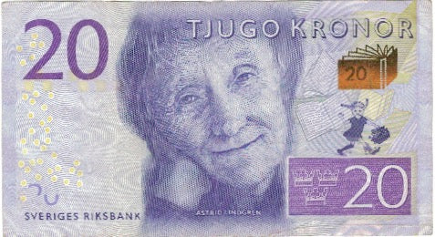 Banknote, Sweden, 20 Kronor, UNDATED (2015), EF(40-45)