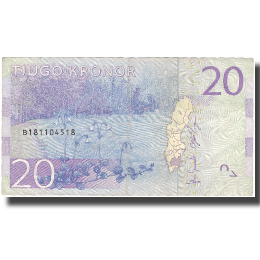 Banknote, Sweden, 20 Kronor, UNDATED (2015), EF(40-45)