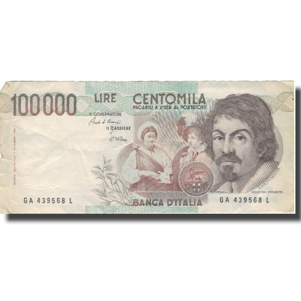 Banknote, Italy, 100,000 Lire, 1983, 1983-09-01, KM:110a, VF(20-25)