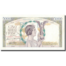 Francja, 5000 Francs, Victoire, 1941, 1941-05-08, AU(55-58), Fayette:46.21