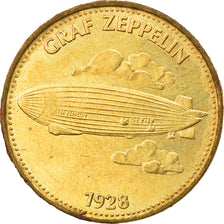 France, Token, Collection Shell, Graf Zeppelin, VF(30-35), Bronze-Aluminium