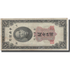 Geldschein, China, 5 Customs Gold Units, 1930, 1930, KM:326d, S+