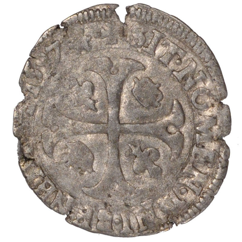 Moneda, Francia, Douzain, 1597, Aix, BC, Plata, Sombart:4420