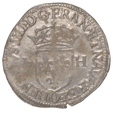 FRANCE, Douzain, 1594, Riom, VF(20-25), Silver, Sombart #4420, 2.18