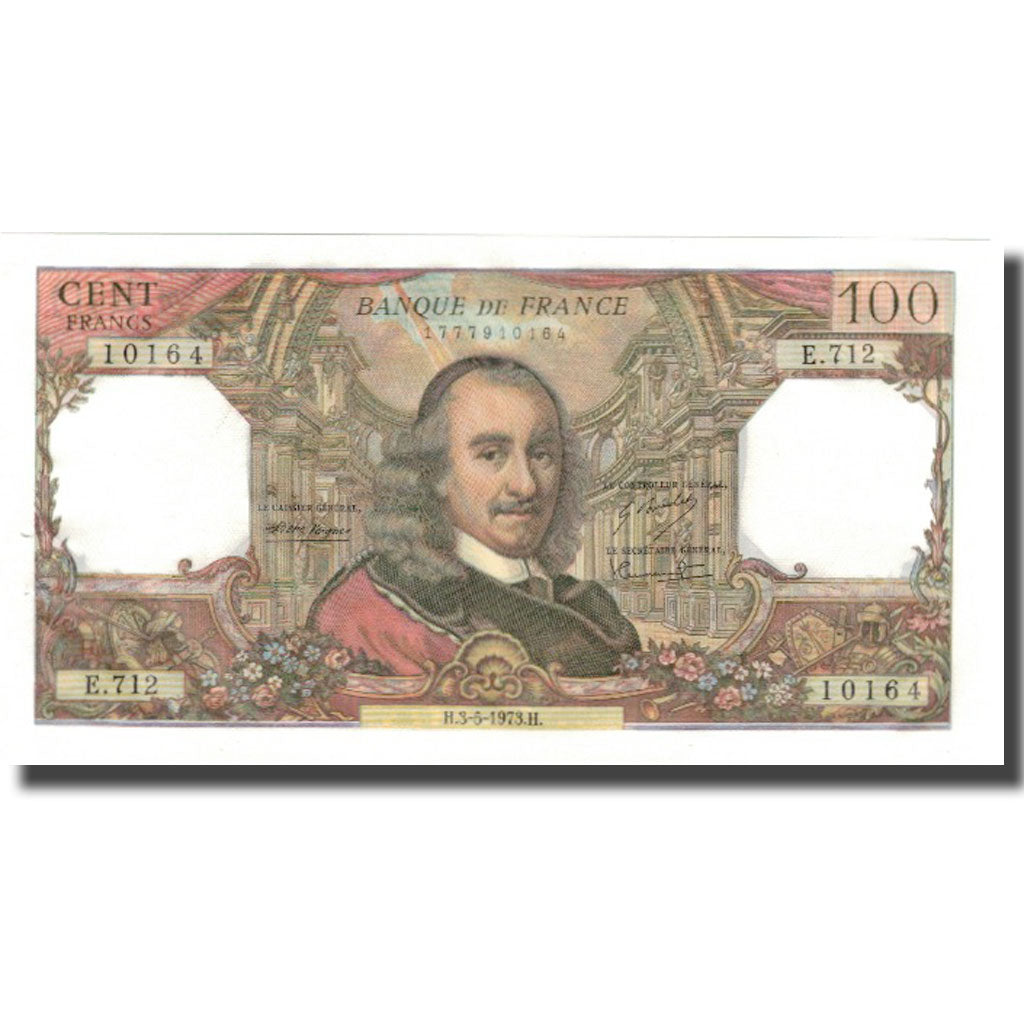 Frankrijk, 100 Francs, 100 F 1964-1979 ''Corneille'', 1973, 1973-05-03, SPL