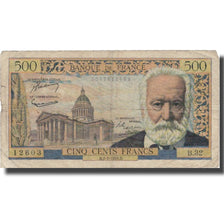 France, 500 Francs, 500 F 1954-1958 ''Victor Hugo'', 1954, 1954-09-02