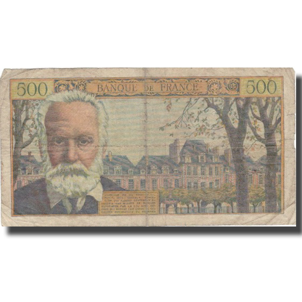 France, 500 Francs, 500 F 1954-1958 ''Victor Hugo'', 1954, 1954-09-02