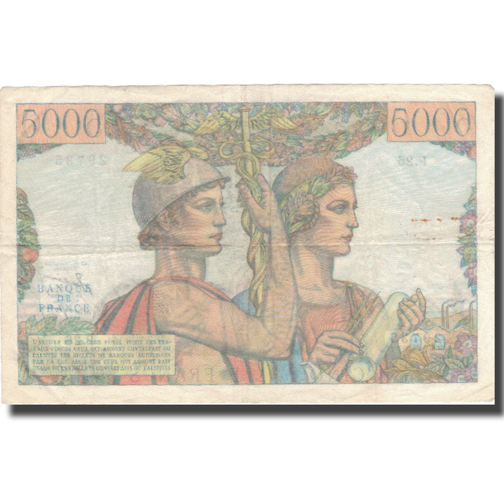 Frankreich, 5000 Francs, 5 000 F 1949-1957 ''Terre et Mer'', 1949, 1949-11-03