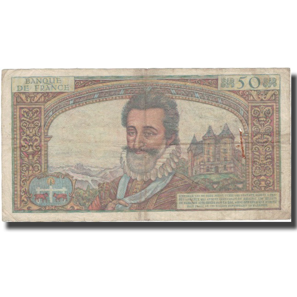 France, 50 Nouveaux Francs, 50 NF 1959-1961 ''Henri IV'', 1959, 1959-09-03, TB