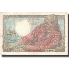 Francja, 20 Francs, Pêcheur, 1948, 1948-10-14, EF(40-45), Fayette:13.13