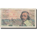 Francia, 10 Nouveaux Francs on 1000 Francs, 1955-1959 Overprinted with