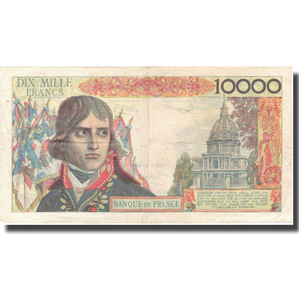 Francia, 10,000 Francs, 10 000 F 1955-1958 ''Bonaparte'', 1957, 1957-04-04, BB