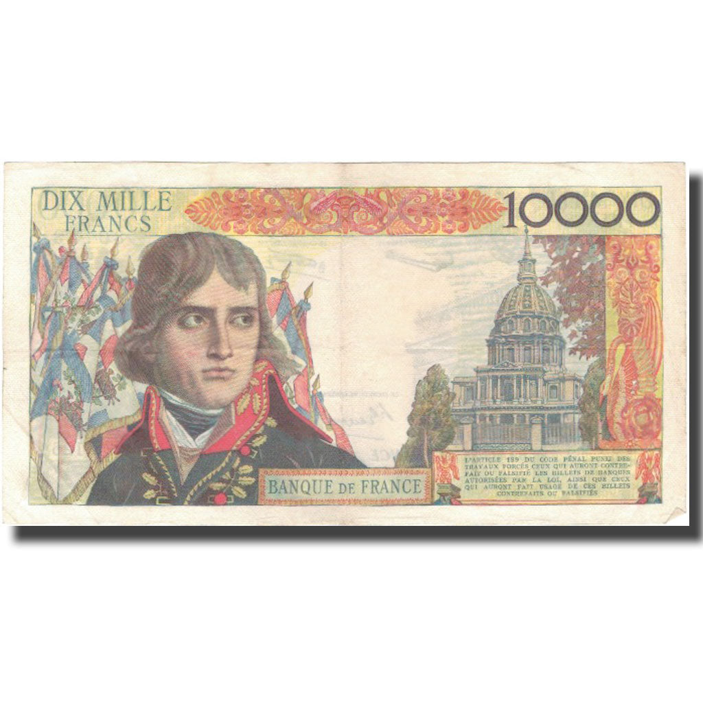 France, 10,000 Francs, 10 000 F 1955-1958 ''Bonaparte'', 1958, 1958-06-05