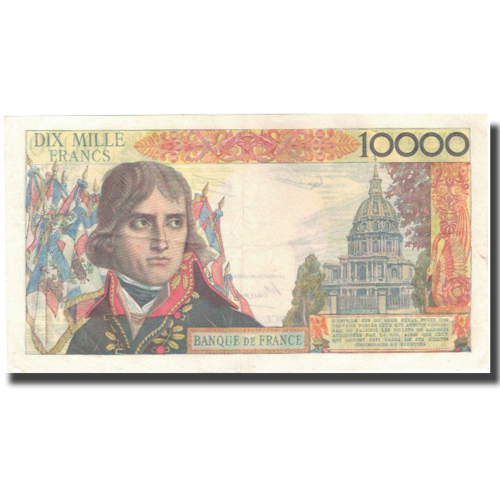 France, 10,000 Francs, 10 000 F 1955-1958 ''Bonaparte'', 1958, 1958-03-06