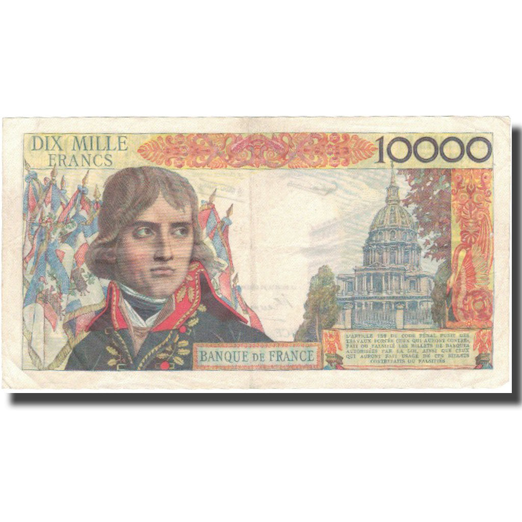 France, 10,000 Francs, 10 000 F 1955-1958 ''Bonaparte'', 1957, 1957-11-07