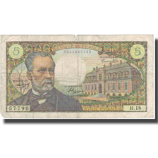 France, 5 Francs, 5 F 1966-1970 ''Pasteur'', 1966, 1966-07-07, VG(8-10)