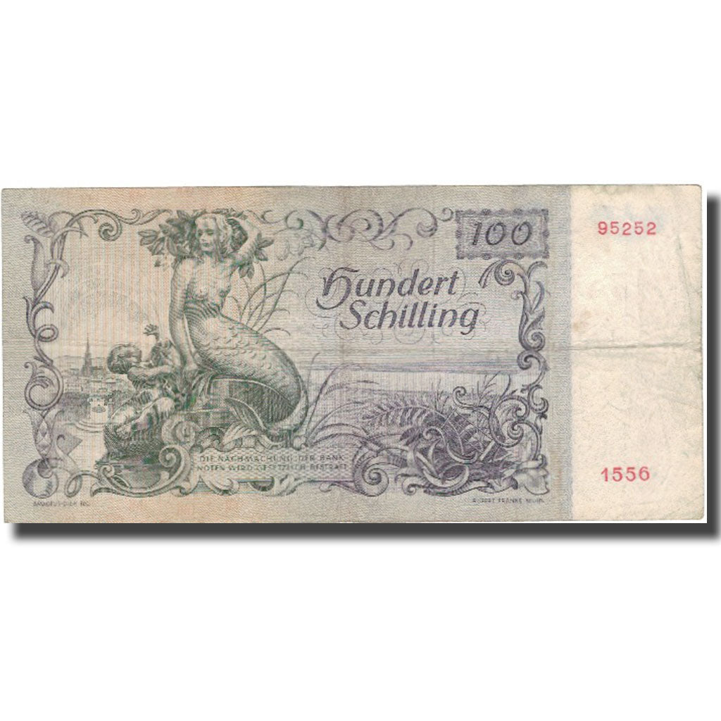 Banknote, Austria, 100 Schilling, 1949, 1949-01-03, KM:132, VF(30-35)