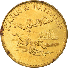France, Token, Collection Shell, Icarus et Daedalus, VF(30-35), Bronze-Aluminium