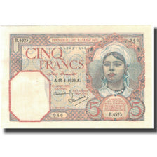 Banknote, Algeria, 5 Francs, 1939, 1939-01-10, KM:77a, UNC(63)