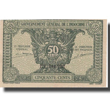 Banknote, FRENCH INDO-CHINA, 50 Cents, Undated (1942), KM:91a, EF(40-45)