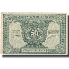 Banknote, FRENCH INDO-CHINA, 50 Cents, Undated (1942), KM:91a, VF(20-25)